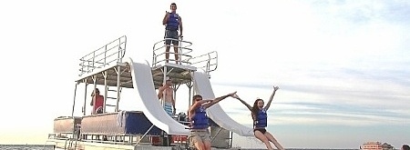 Double Decker Pontoon Boat Rental