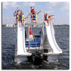 Double-Decker Pontoon Boat for Kids