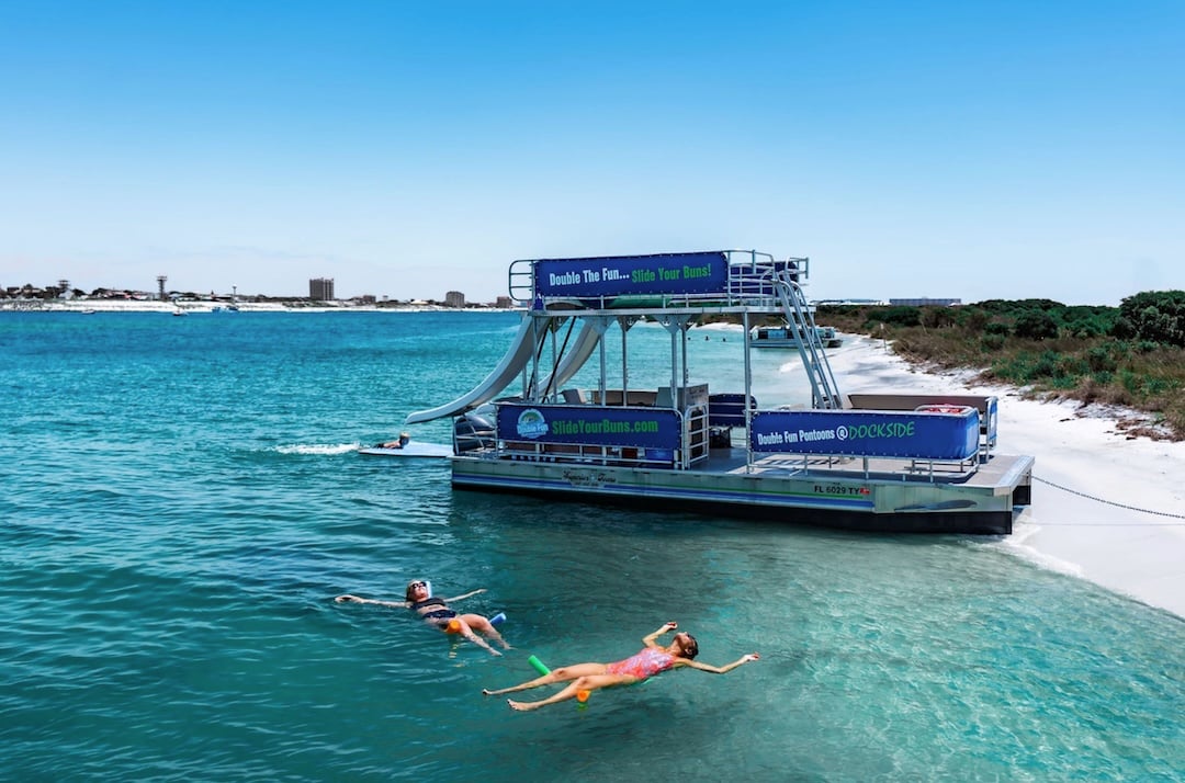 destin east pass pontoon boat